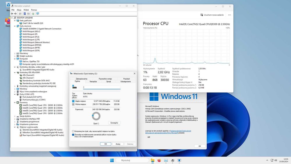 ‼️_Windows 11 Pro_‼️ 4 Rdzenie -- Dell Optiplex 755 SFF