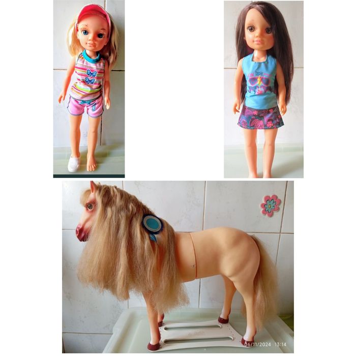 2 Nancys e cavalo vários Tudo 20€.