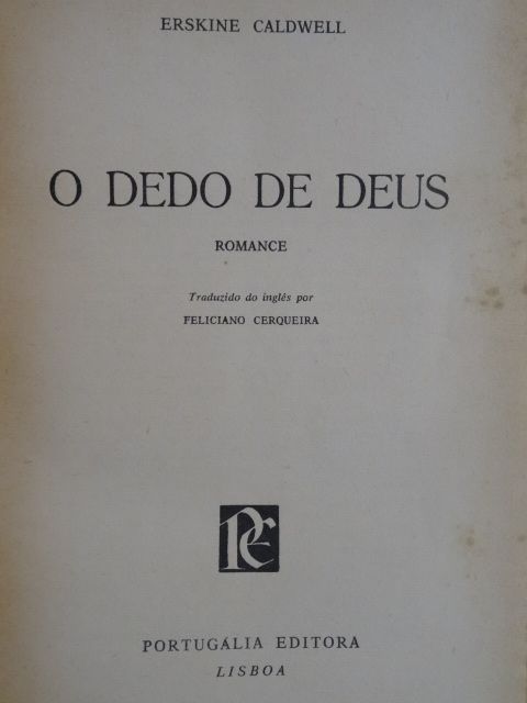 O Dedo de Deus de Erskine Caldwell