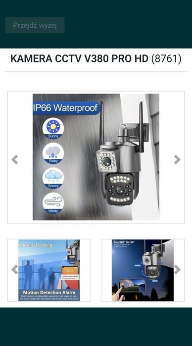 Kamera solarna na kartę SIM 4G  8mpx duży największe aku plus panel