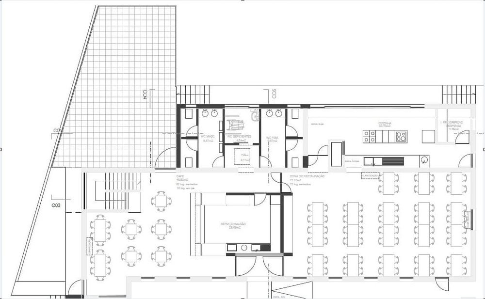 Arrenda-se Espaço Comercial Sandim Variante 222 em direção Barragem Crestuma - Preparado Restaurante / Bar