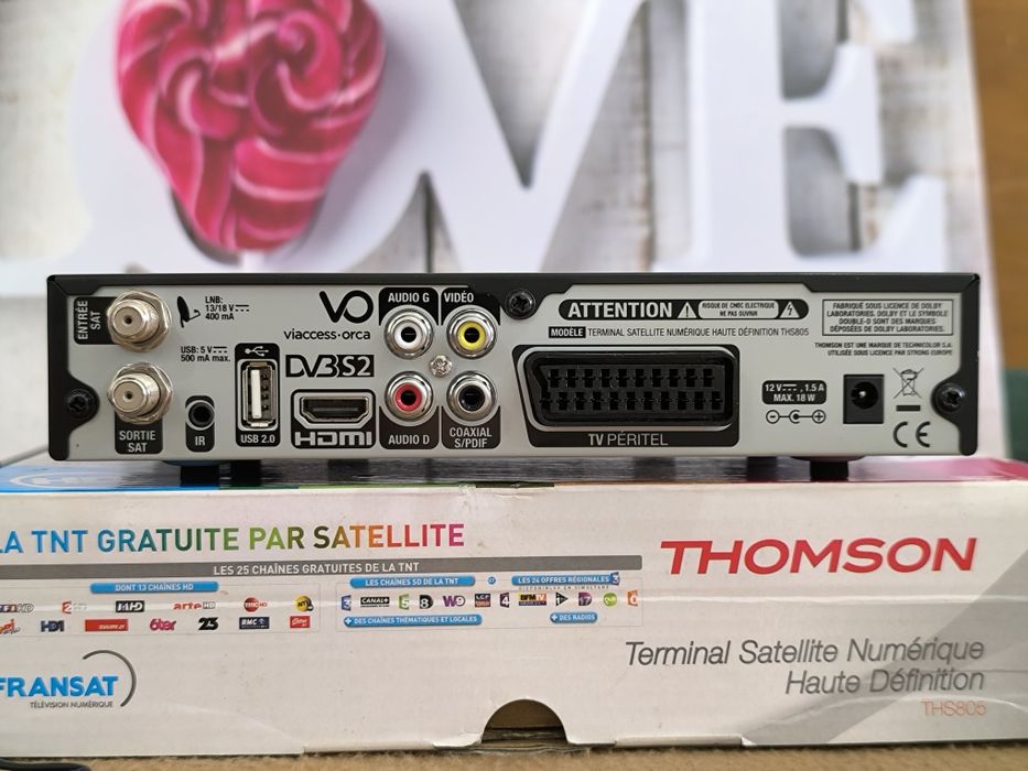 Recetor de satélite Thomson THS804 TNTSAT
