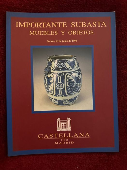 Catálogo de antiguidades antigo