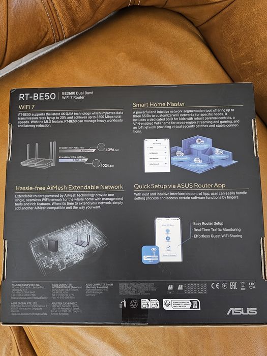 Найкращий роутер ASUS RT-BE50 WiFi 7 – майбутнє вже сьогодні!