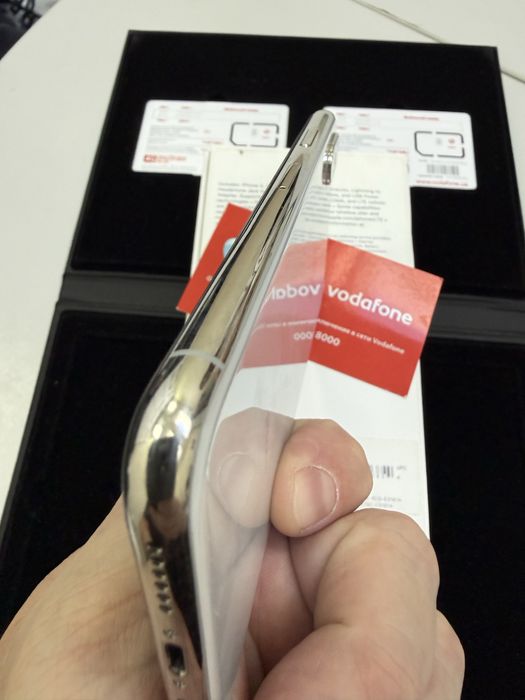 iPhone X  256GB Silver  NEVERLOCK акб 100% гарний