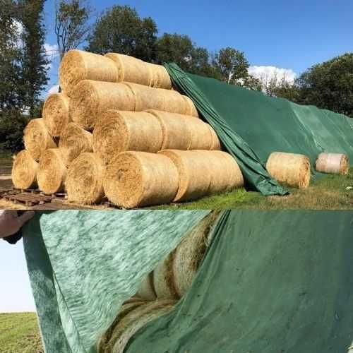 Fliz agrowłóknina plandeka na słomę siano Niemiecki oryginał 8lat gwar