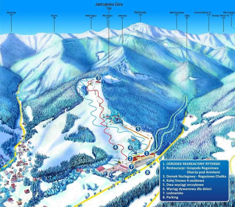 Wolny od 20 lutego  Domek w górach 4-20 osób na Narty Wierchom