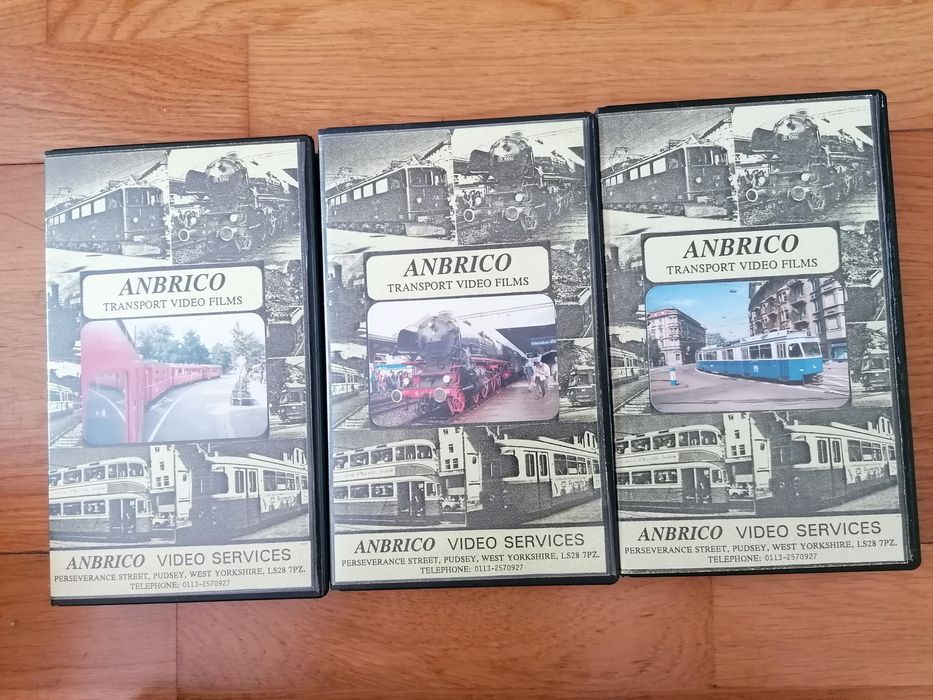 Cassetes de vídeo sobre caminhos de ferro