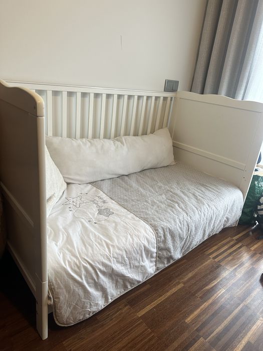 Berço (berço+cama) com colchao