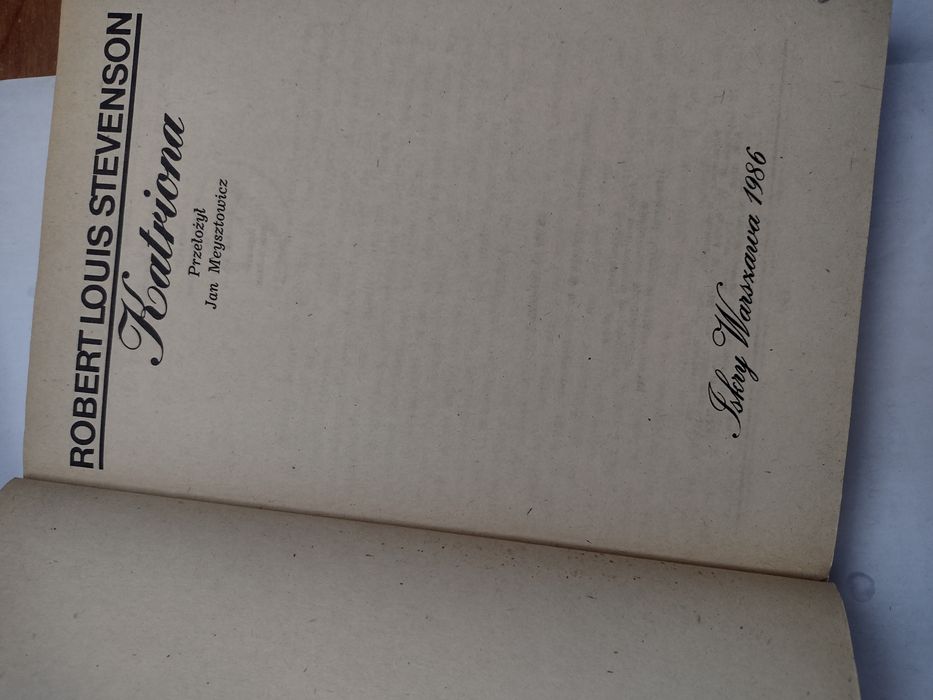 Robert Louis Stevenson Katriona