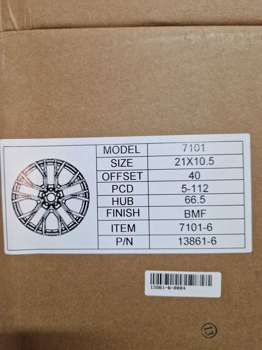 Диски БМВ новые разноширокие R22,R21,R20 5-112/5-120 BMW G/E/F-серия.