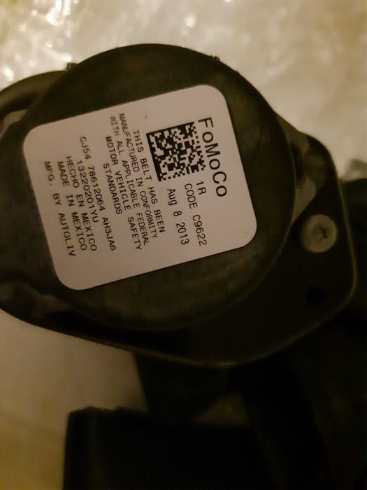 Ремень безопасности Ford Escape 2019 2018 2017 2016 15 14 13 пер прав