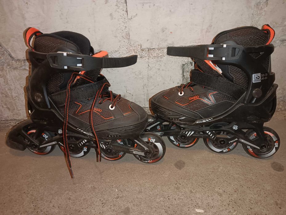 Rolki Oxelo Roller Fit 3 JR 32-35 Regulowane