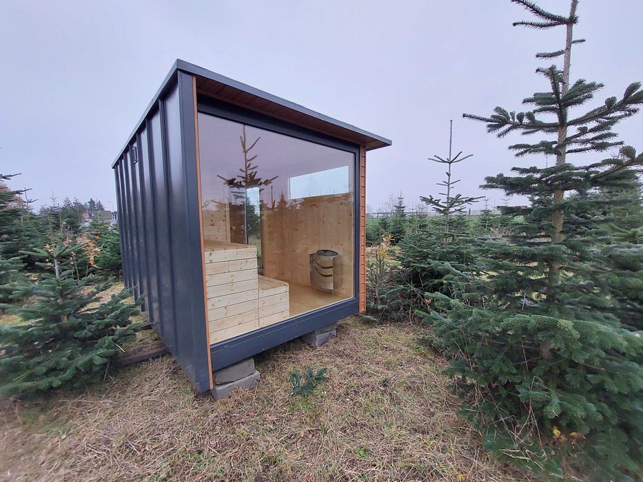 Sauna ogrodowa, sucha, fińska