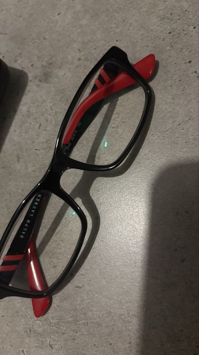 Okulary Polo Ralph Lauren + soczewki Essilor – jak nowe, komplet