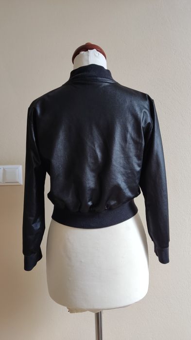 Czarna elegancka bomberka-rozm S,M