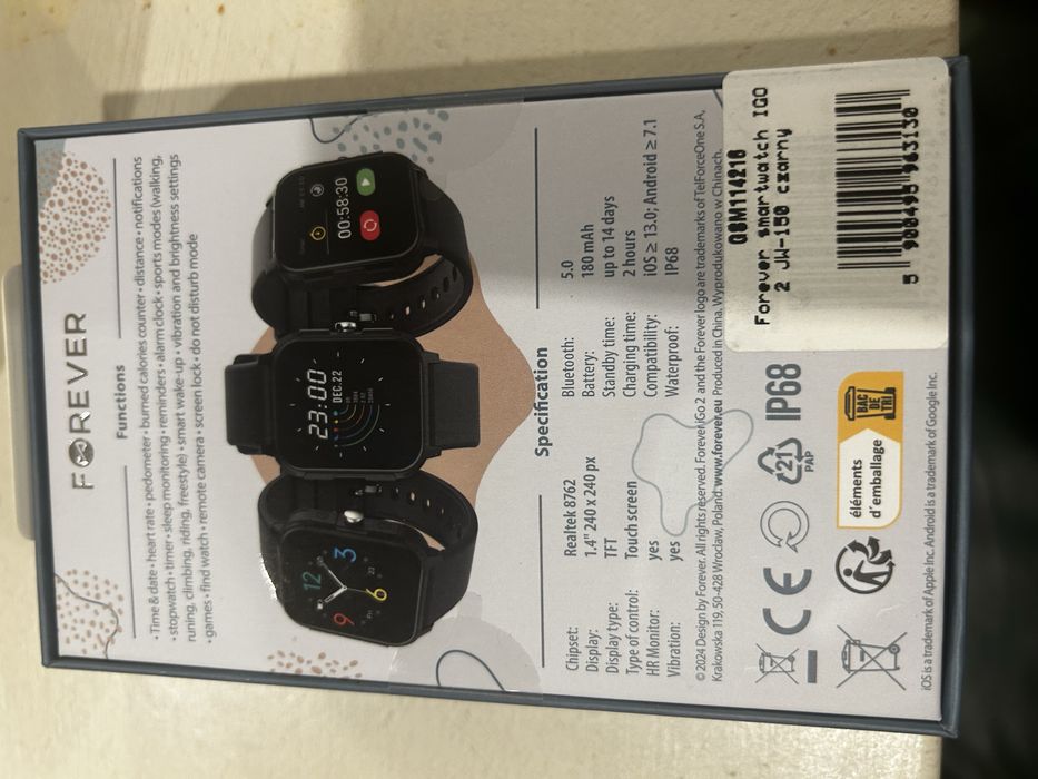 Smartwatch FOREVER IGO 2 JW-150