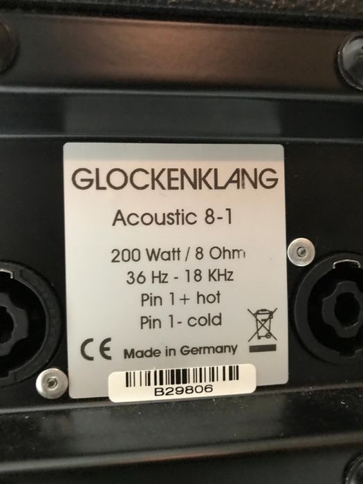 Glocklenklang Acoustic 8-1 200 w nova Germany