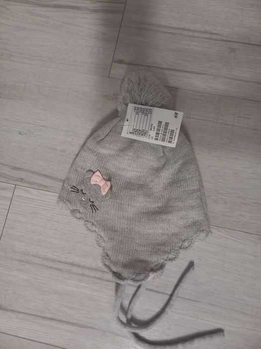 Śliczna czapka H&M - Rozm. 86/92, 1 -2 latka - NOWA!!!