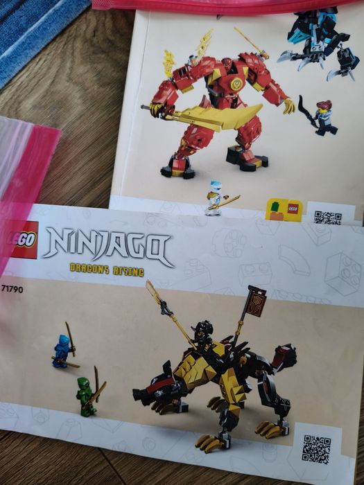 LEGO ninjago, dwa zestawy