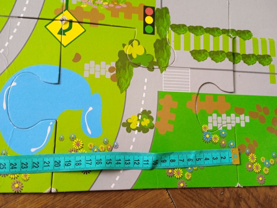 Пазли мега великі коврик дорога для машинок