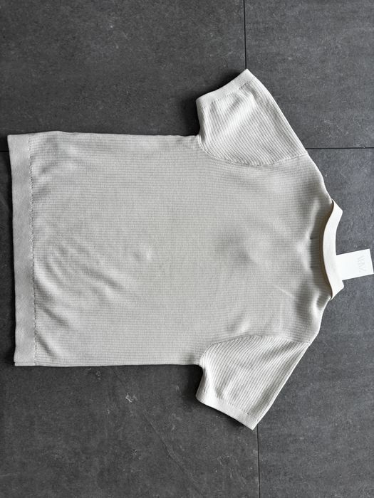 Sweterkowa koszulka polo Zara ecru r.164 nowa