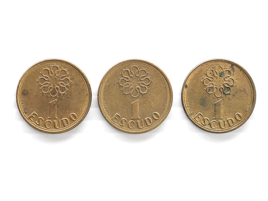 Lote de 3 Moedas 1 Escudo 1997
