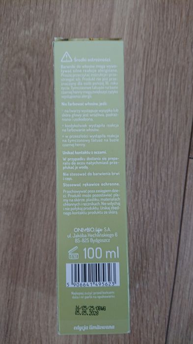 Toner pistacjowy do włosów