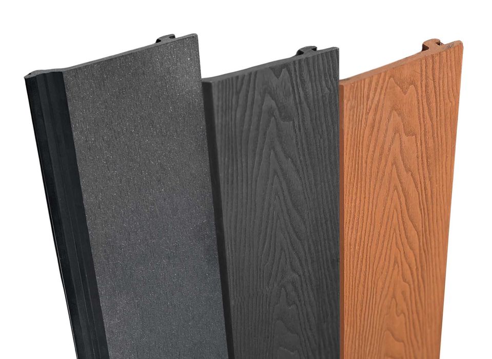 deska kompozytowa ELEWACYJNA 3D grafit teak 4m