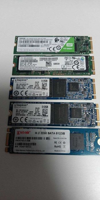 M.2 NVME/M2-SATA/SSD 2,5"SATA/HDD/256/480/500/512GB.