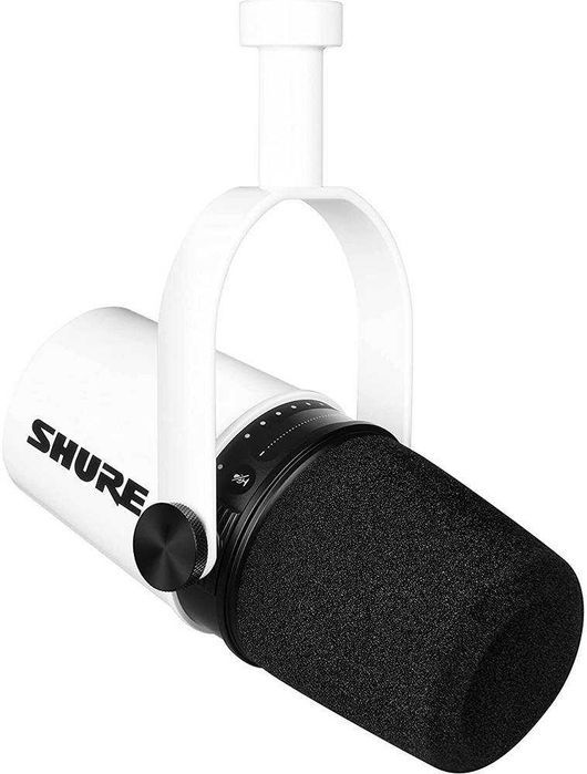 Мікрофон SHURE MV7 white (USB/XLR) новий в наявності