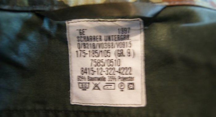 Militaria,, Camaflulados Alemães de Combate