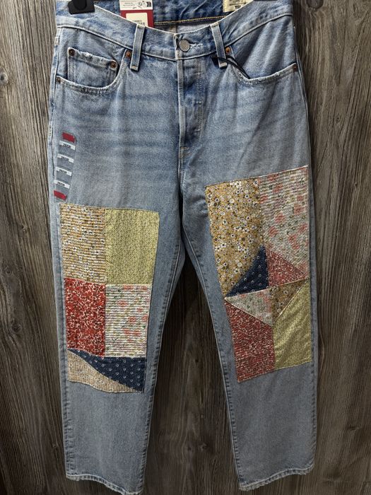 Джинси прямого крою Levi's 501 90-х років світло-блакитного кольору