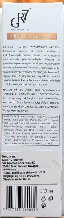 GR-7 Professional Anti Hair-Loss Lotion 150ml Wcierka przeciw wypadani