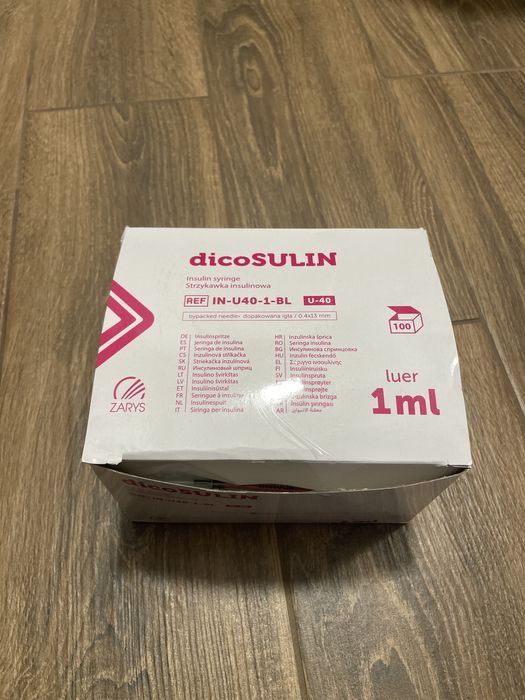 Strzykawki insulinowe U-40