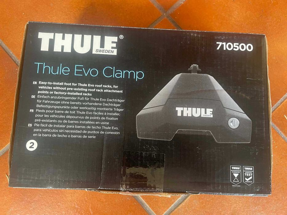 Bagażnik Thule: belki Wingbar Evo 150cm + stopy 710500 + Kit S-max