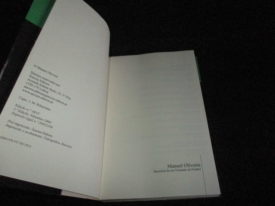 Livro Memórias de um Treinador de Futebol Manuel Oliveira