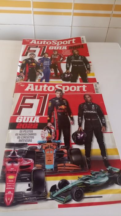 Revistas AutoSport de F1 e moto GP guias 2021 e 22