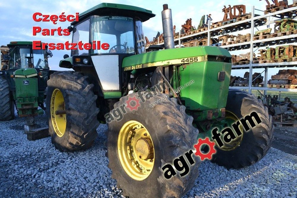 John Deere 4455 części, skrzynia biegów, silnik