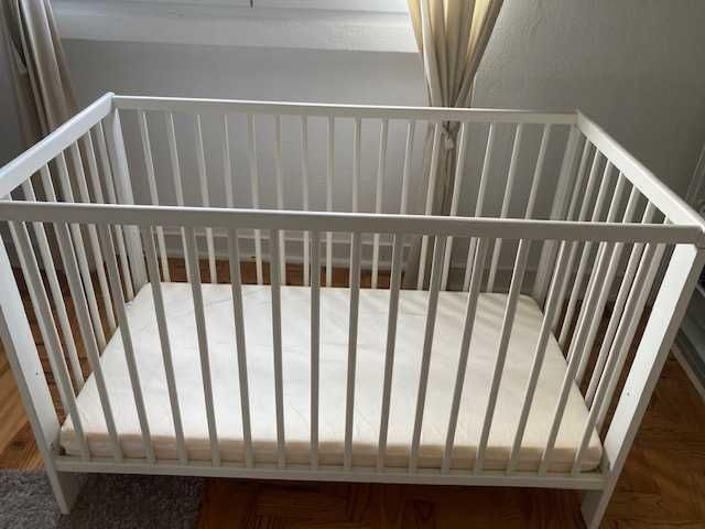 Berço branco Gulliver Ikea - OFERTA colchão