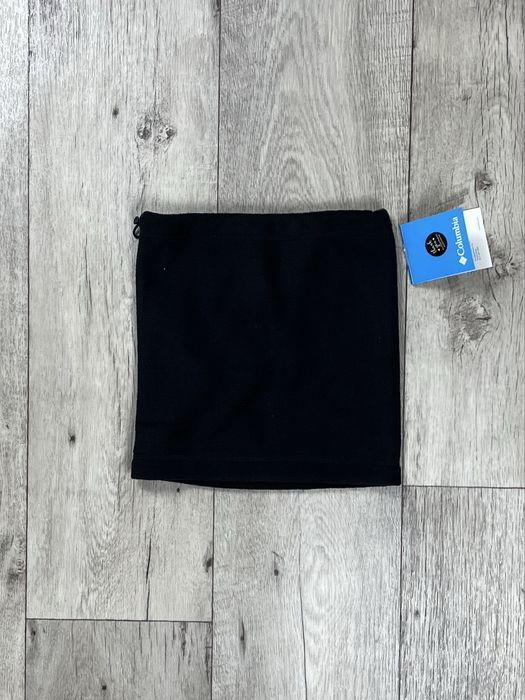 Columbia баф флисовый зимний черный