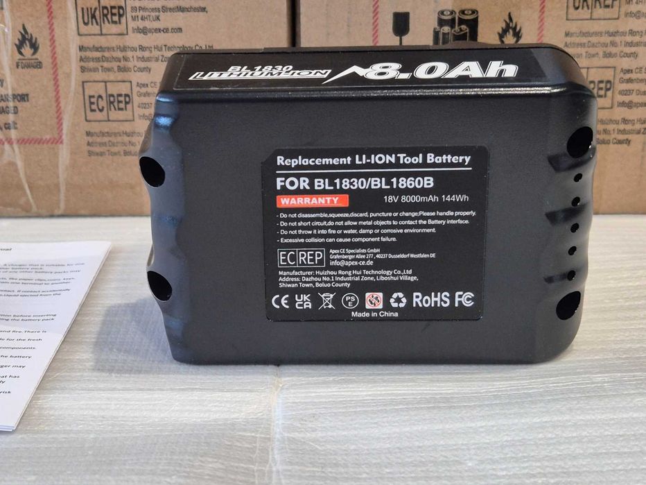 Bateria zamienna 18V 8 Ah do narzędzi Makita 18 V seria LXT