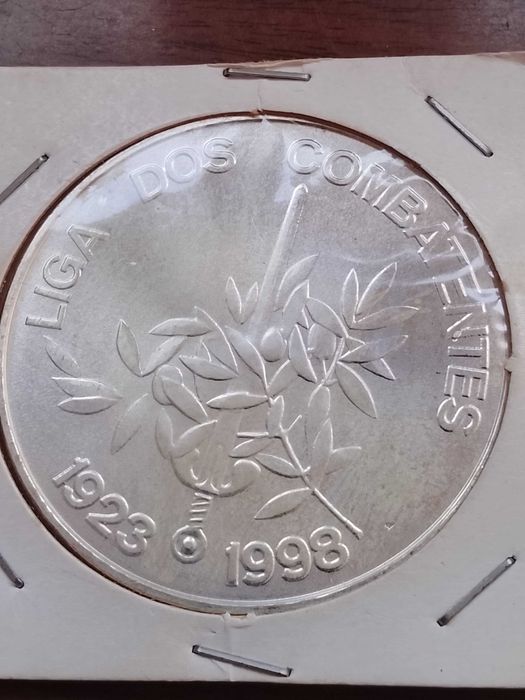 Moeda de 1000 escudos de 1998-Liga dos Combatentes, em Prata
