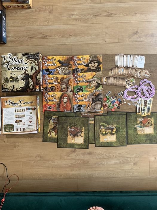 The Village Crone gra planszowa gry planszowe gra karciana