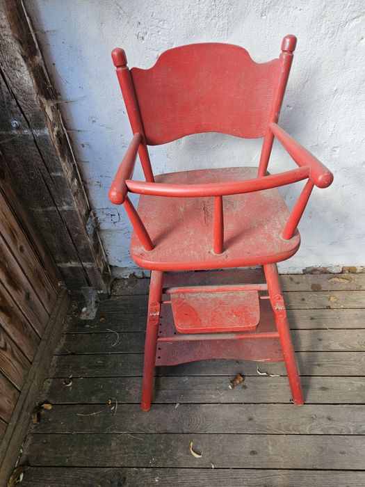 Krzesełko dla dzieci czasy PRL