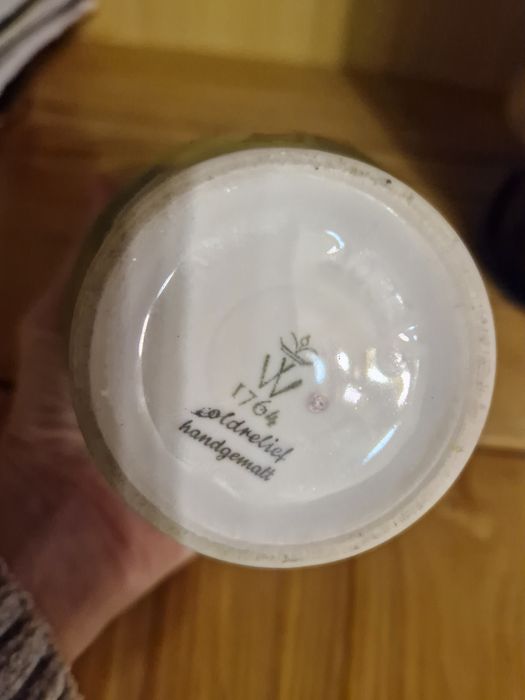 Wazon  1764 r.porcelana Wallendorf .