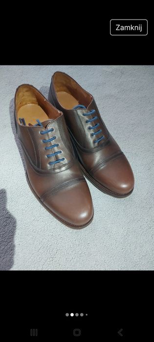 Buty skórzane Oxford Massimo Dutti r. 41