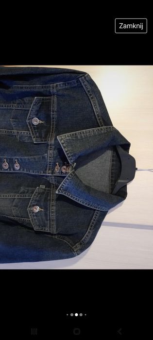 Katana dzinsowa czarna XL/ XXL