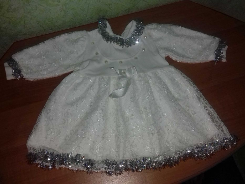 Новогоднее платье снежинка, принцесса