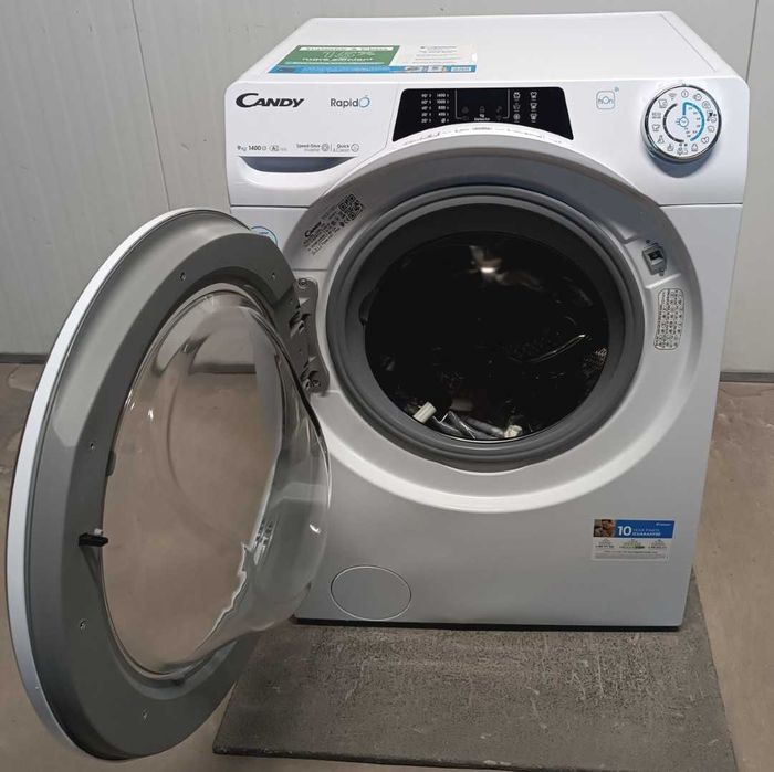 Pralka Candy RapidO RO 496DWM7/1-S Slim 9kg 1400obr Szybkie programy 14min. 09.24/01_12